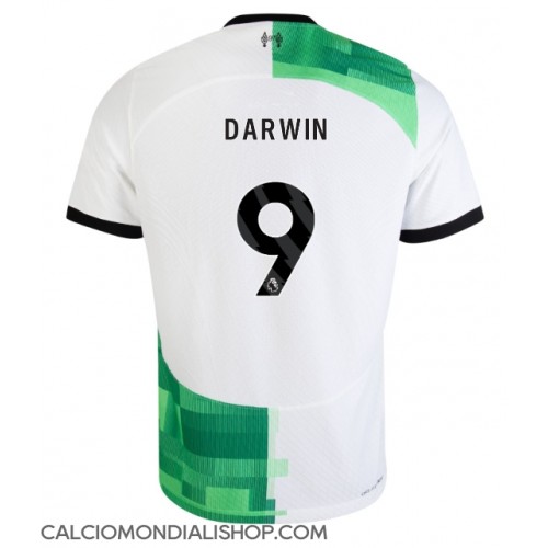 Maglie da calcio Liverpool Darwin Nunez #9 Seconda Maglia 2023-24 Manica Corta